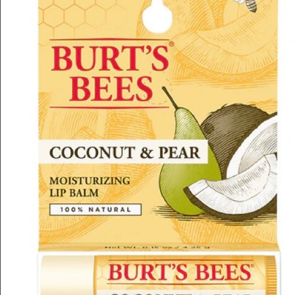 Burt Bees Coconut & Pear/ Vanilla Bean *Free Giant chapstick 18 pk - Picture 6 of 8